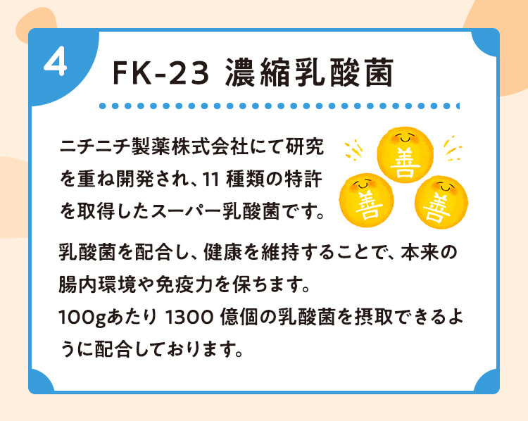 FK-23 濃縮乳酸菌