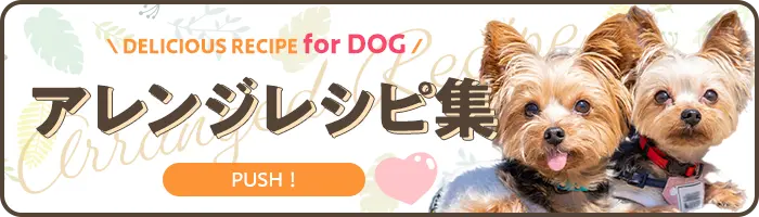 犬のためのアレンジレシピ